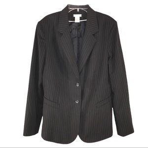 Worthington Stretch Pinstripe Blazer, Size 14